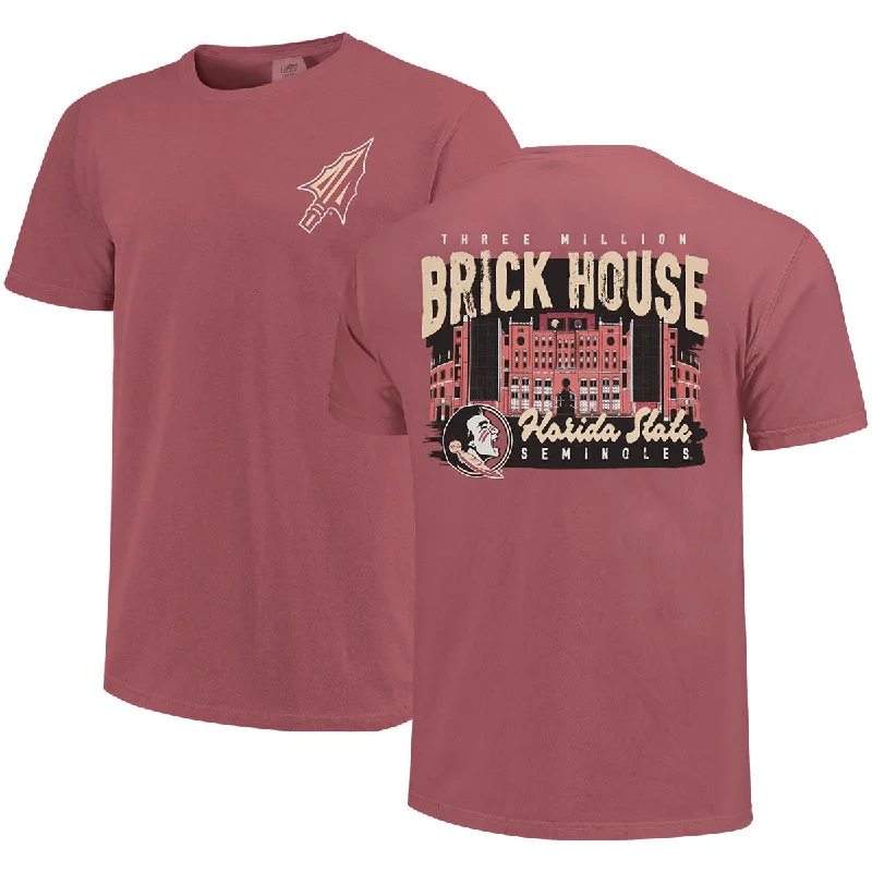 Image One Comfort Colors Florida State Brick House Design Short Sleeve T-shirt - Brick