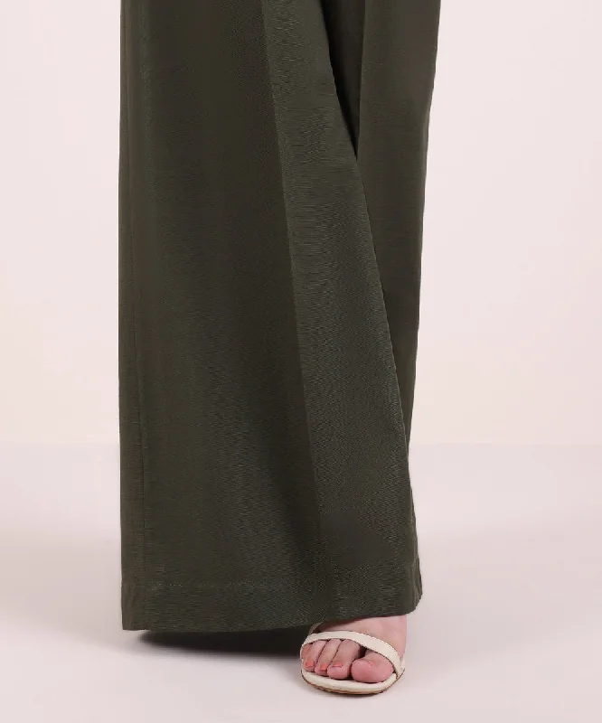 Solid Khaddar Culottes