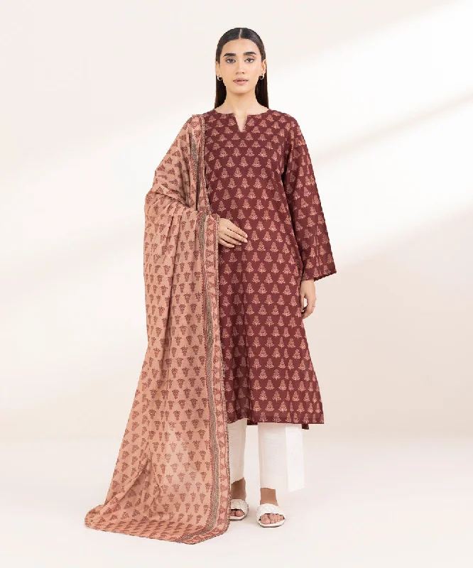 Printed Khaddar Dupatta