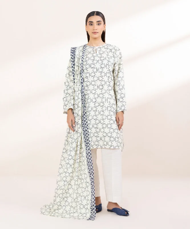 Printed Khaddar Dupatta