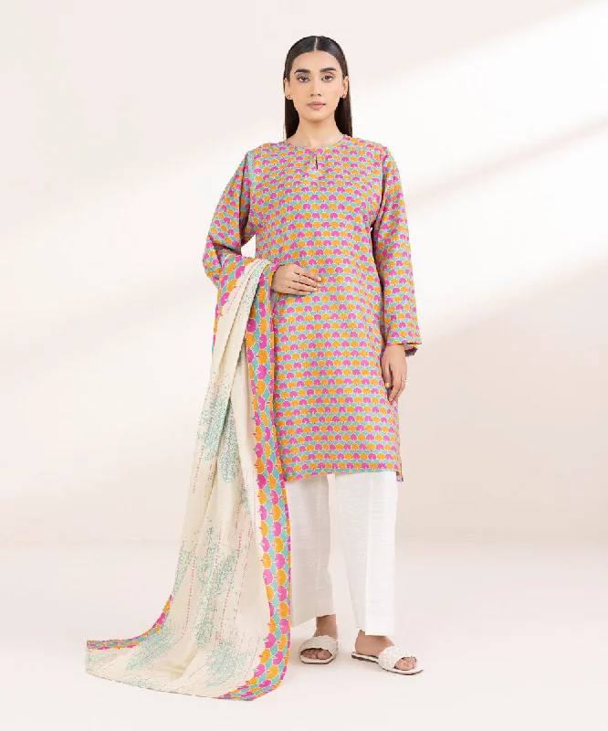 Printed Khaddar Dupatta