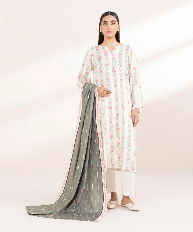 Printed Linen Dupatta