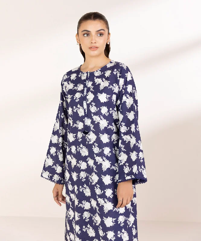 Printed Light Khaddar Shirt