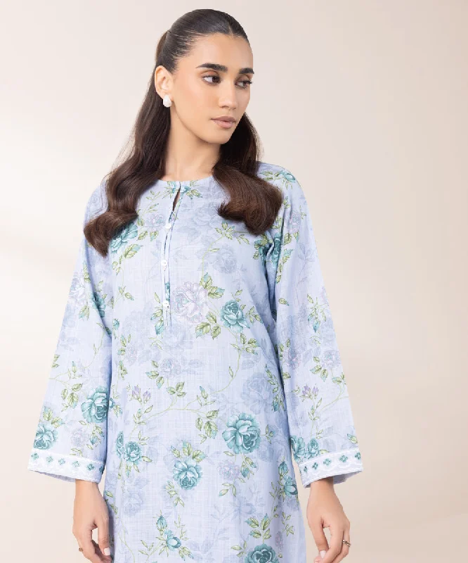 Embroidered Khaddar Shirt