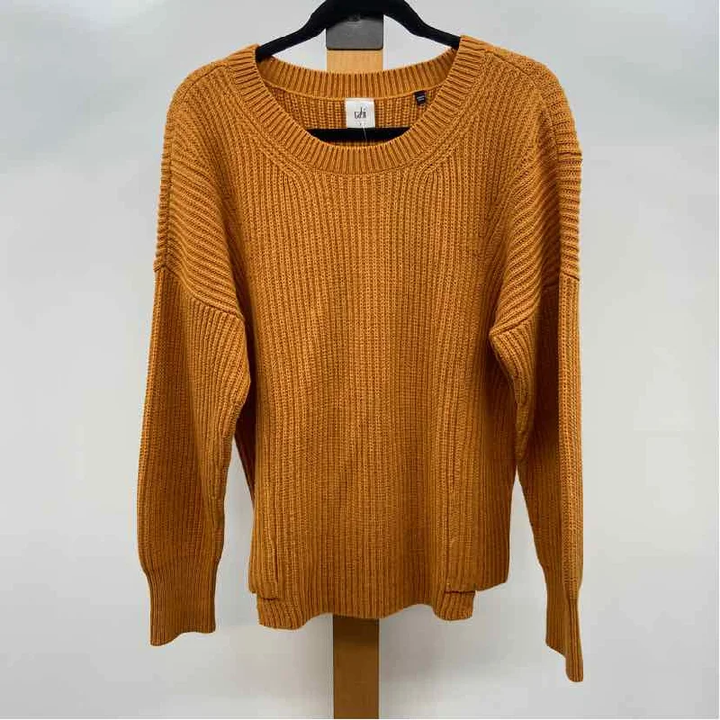 CABI Women's Size S Pumpkin Ribbed Sweater