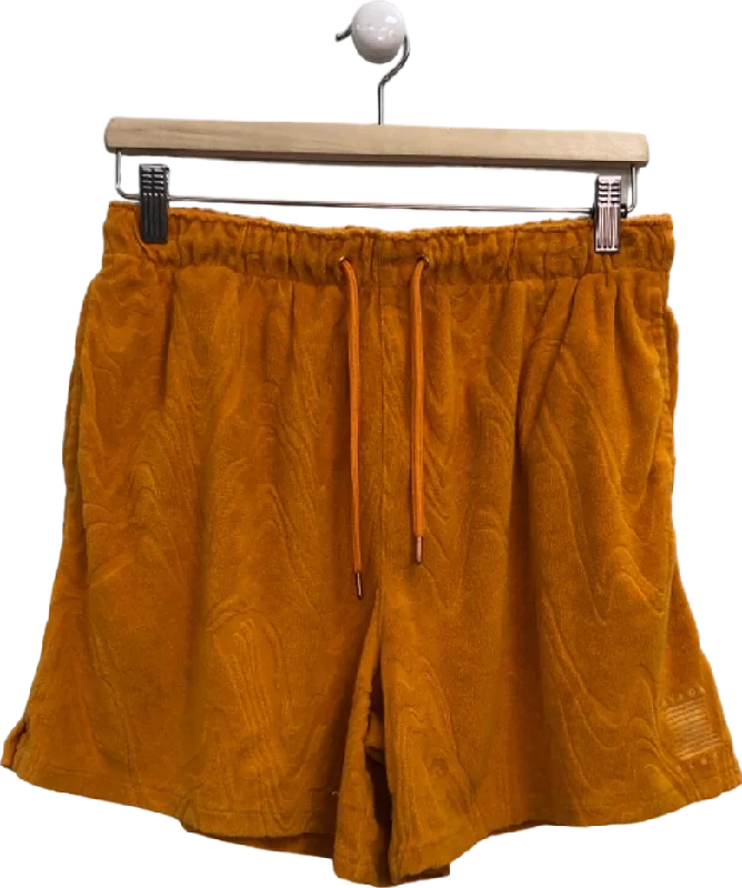 Fenty Orange Terry Cloth Shorts UK S