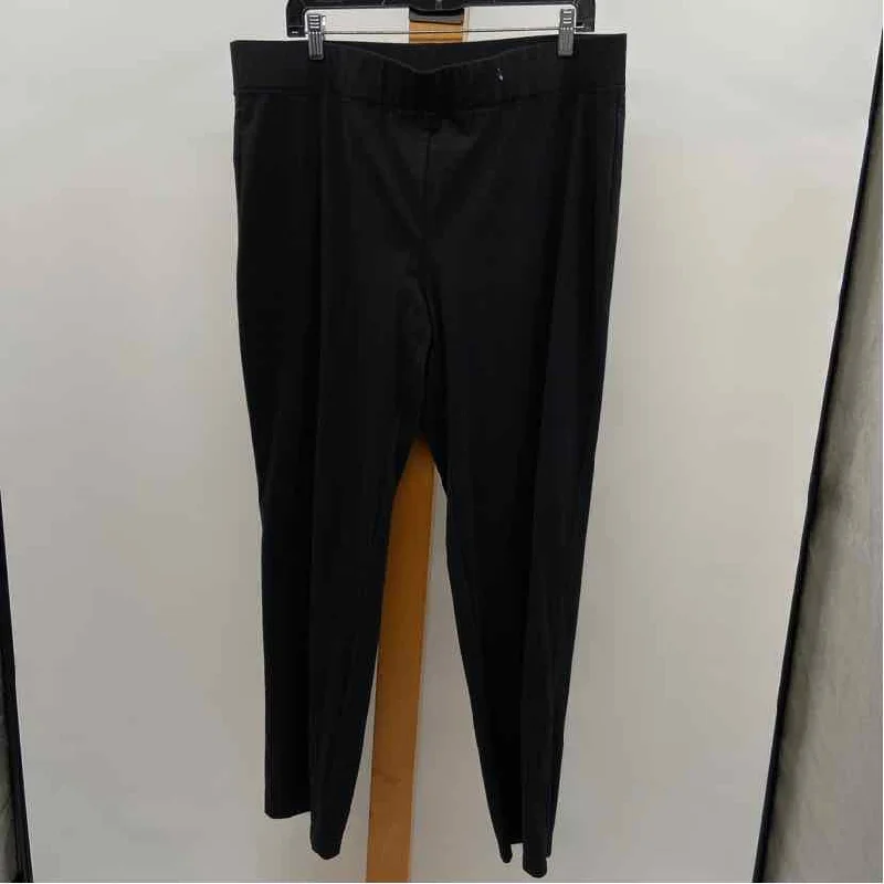 Neon Buddha Women's Size XL Black Solid Pants