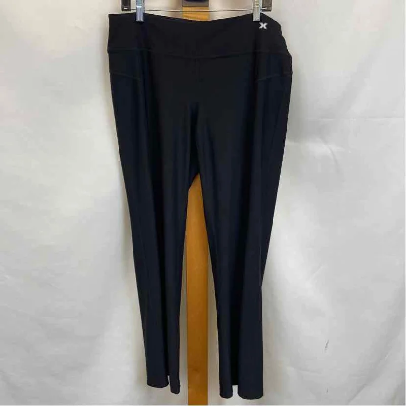 Xersion Women's Size L Black Solid Leggings