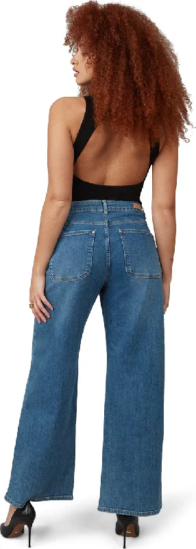 Milan High Rise Wide Leg Jeans - Women's|-|Jean à jambe large à taille haute Milan - Femme