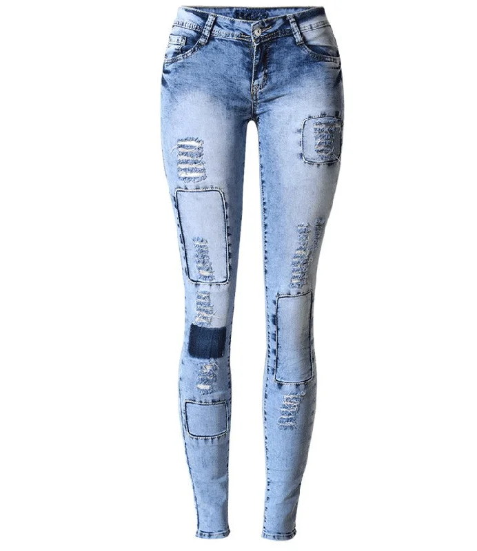 Amy Fashion - Sexy Push Up Denim Women Fashion Jeans