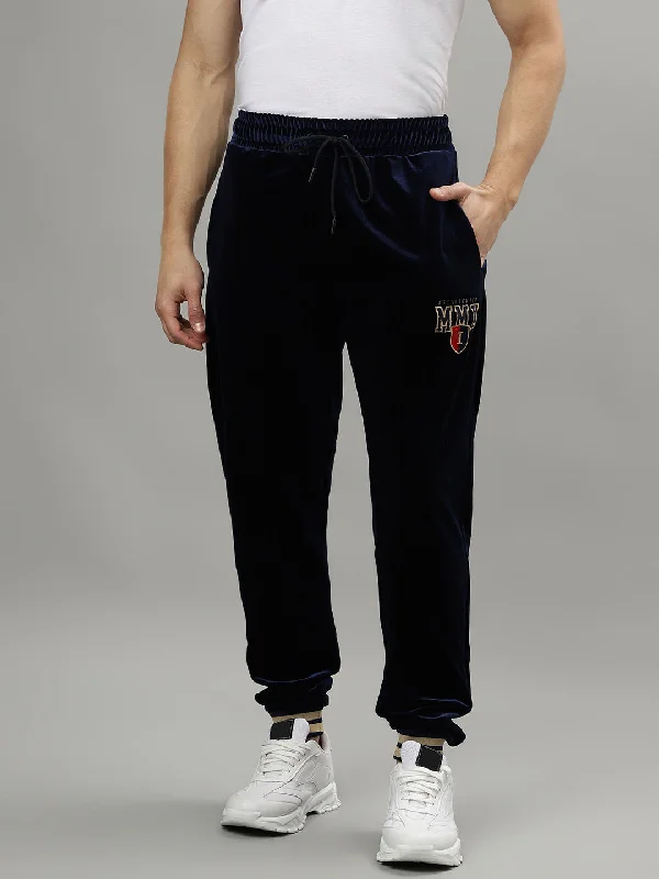 Iconic Men Solid Regular Fit Trackpant