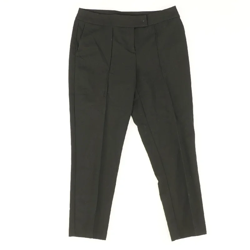 Black Solid Dress Pants