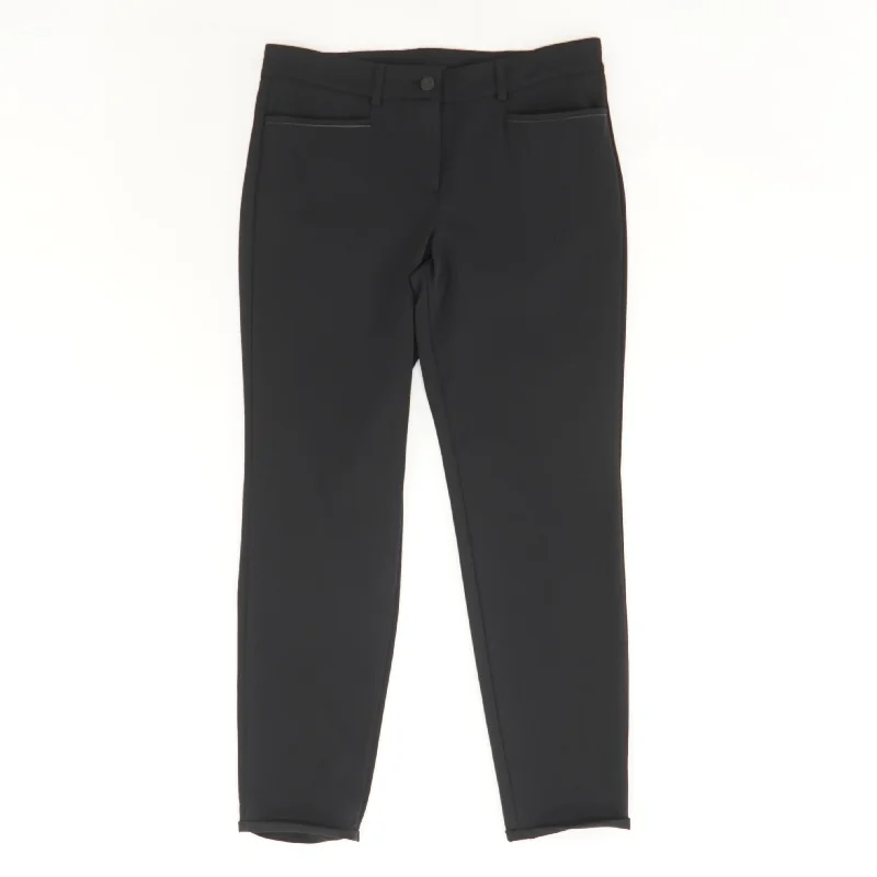 Black Solid Dress Pants