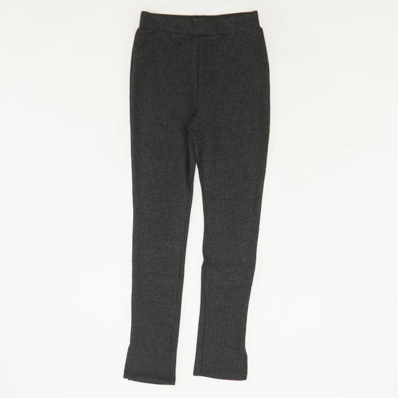 Charcoal Solid Sweatpants Pants