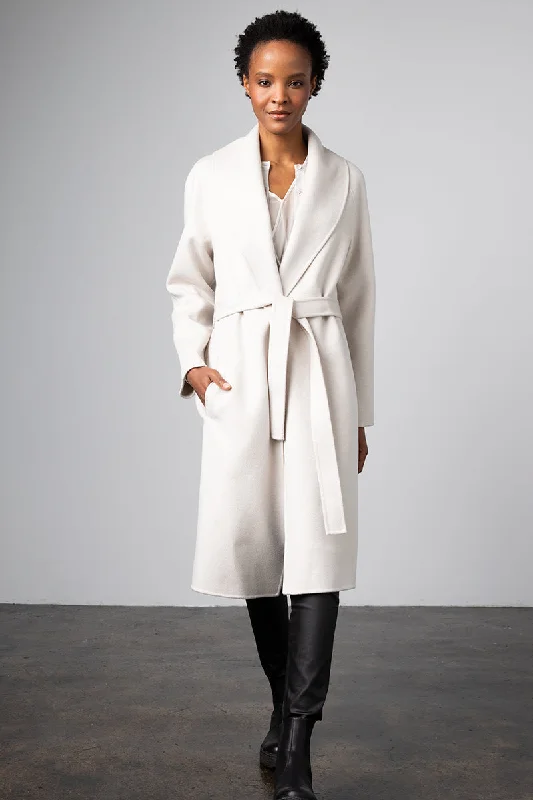 Kinross Cashmere Shawl Collar Coat