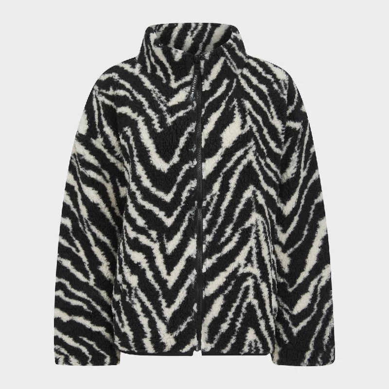 Ladies Zebra Zip Jacket