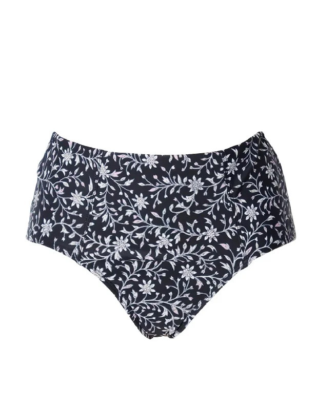 Serena Bikini Bottom In Night Blossom