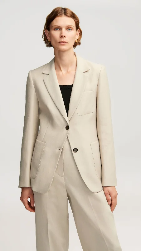 Weekend Blazer in Linen | Sand