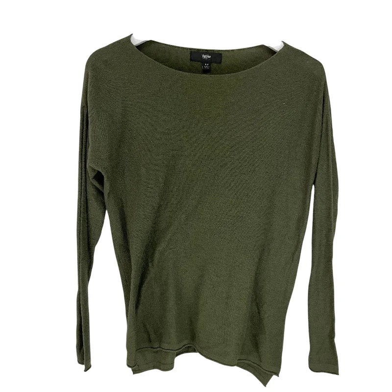 Top Long Sleeve By Clothes Mentor In Green, Size: M