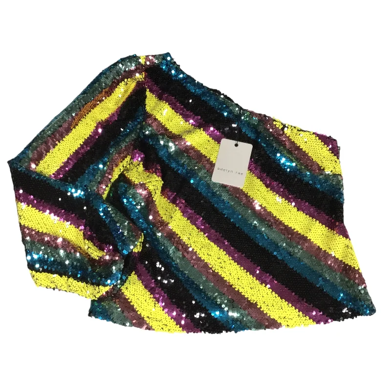 Top Long Sleeve By Cmb In Multi-colored, Size: M