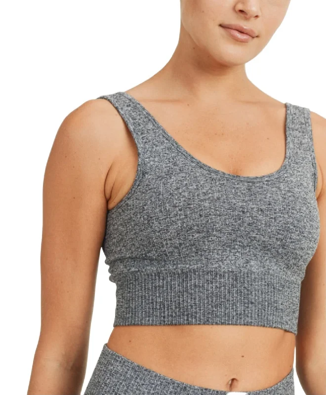 Mono B Hybrid Seamless Ribbed Sports Bra AT3041