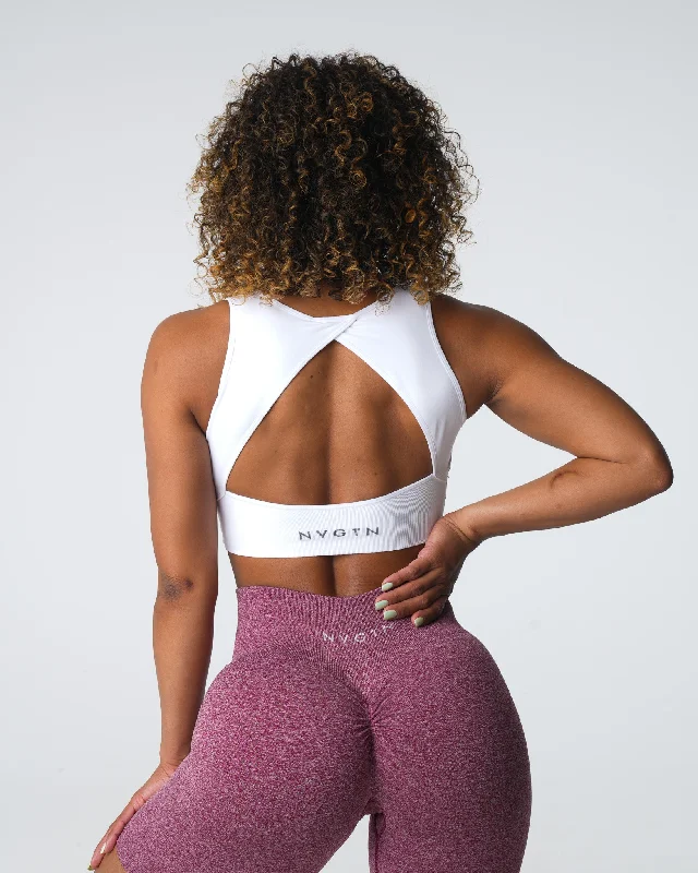 White Empower Seamless Bra