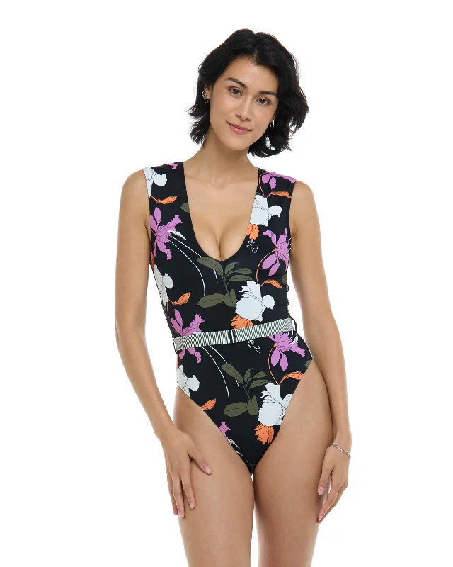 Dreamy Ezry One-Piece Swimsuit - Black / Dreamy