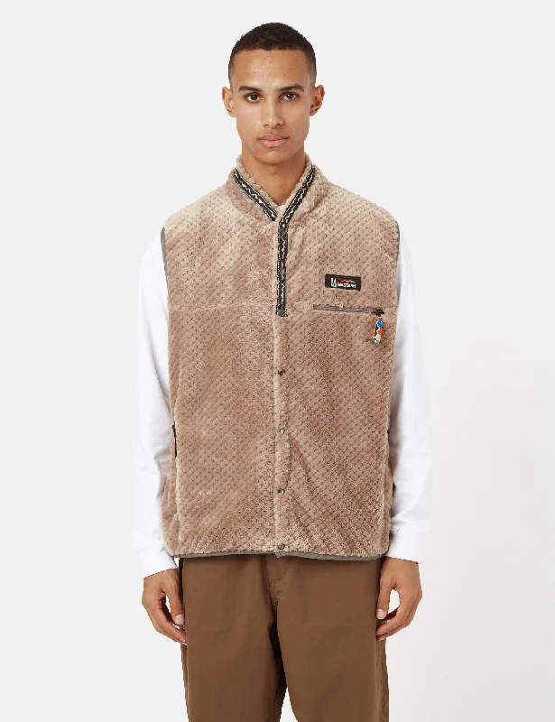 Manastash Thermal Fleece Vest - Beige