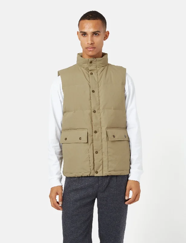 Stan Ray Down Vest - Khaki